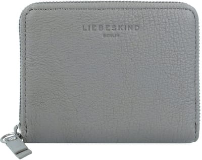LIEBESKIND BERLIN Leren Portemonnee Harris Conny20 Zip Wallet Honey Grey Grijs