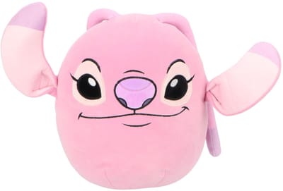 Lilo & Stitch Squishy 22 cm - Knuffel - Zachte stof - Roze - Angel