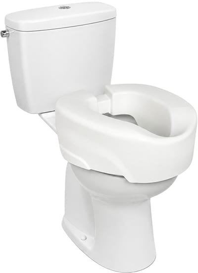Clip-Up Toiletverhoger 10 cm - Zonder Deksel - Verstelbaar en Zonder Gereedschap te Monteren - Gemaakt in de EU - 2 Jaar Garantie