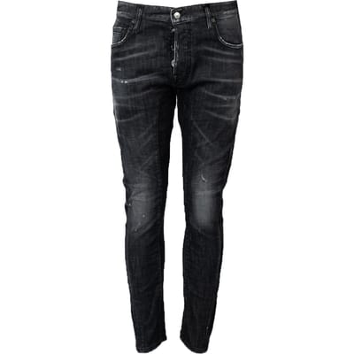 Dsquared2 Jeans Tidy Biker Jean Mannen zwart