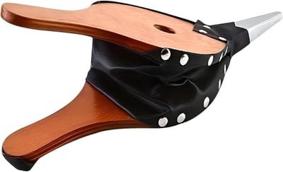 Houten Haard Blaasbalg - Vuur Starter - Vuur Maken - Gerichte Luchtstroom - 41x15 cm - Bruin