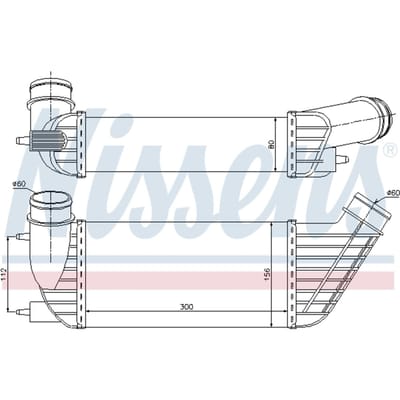 Intercooler NISSENS 96609