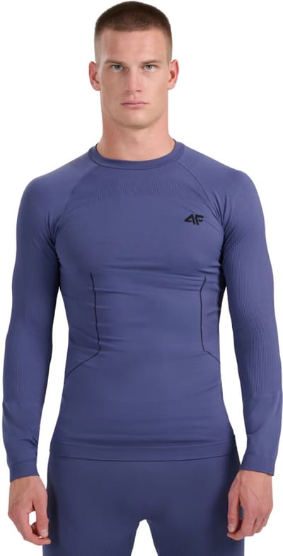 4F T-shirt Thermoactief Heren Denim - Maat S/M