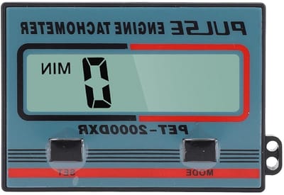 Digitale Toerenteller - Motortoerentalmeter - Motoren Meten - Dubbele Modi - 1 Meter - Zwart