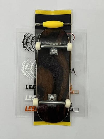 Pro Houten Toetsenbord Complete Set, 34x96mm, 5-Ply Maple Deck met leefai g4 Trucks en Urethaan 65d Mini Skateboard Wielen
