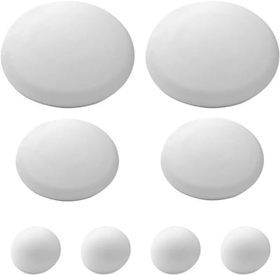 Deurstopper Stickers - Muur Beschermers - Schade Voorkomen - Zelfklevend Kunststof - 8 stuks - Meerkleurig