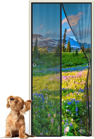 Magnetisch Hor voor Deur 185 x 270cm Automatisch Sluitende Muggenhor