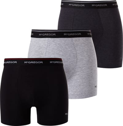 McGregor New York onderbroeken Heren | Maat L | 3-pack Boxershorts | Grijs