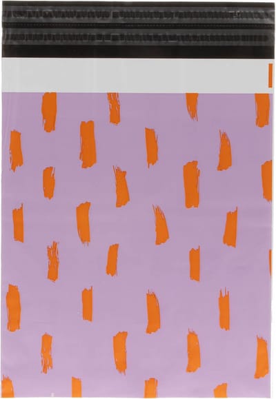 Verzendzakken voor Kleding - 100 stuks - 33.5x43cm - Rood, Roze, Print / Multi colour Verzendzakken Webshop - Verzendzakken plastic met plakstrip