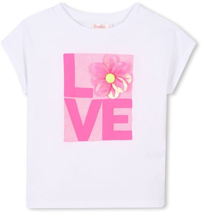 Billieblush U21124 T-shirt Met Korte Mouwen Wit 12 Years Meisjes