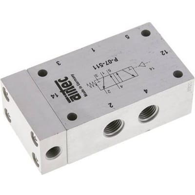5/2 G1/4'' Luchtgestuurd Ventiel 0-10bar/0-140psi Airtec