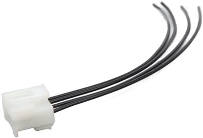 Dailygoods- Achterlichtconnector 4-Pin - Vervangende Stekker - Draadboom - Geschikt voor Grande Punto 2006-2012 - Duurzaam ABS Materiaal - Eenvoudige Installatie - Achterlichtplug