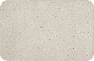 WC mat 60x40 cm - Antislip - Lichtbeige - Terrazzo - Grijs - Toiletmat - Vloermat - Douchemat - Toilet tapijt - Toiletmatten