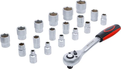 Dopsleutelset 1/2 inch 19-delig - Maten 8 tot 32 mm