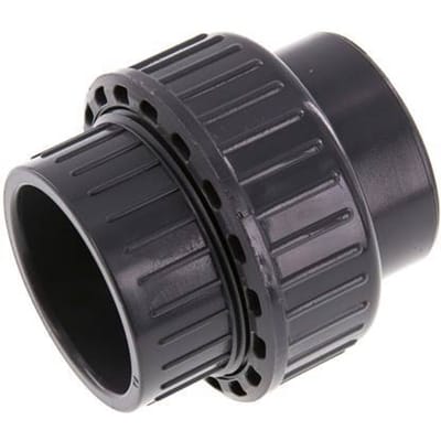 PVC Rechte Lijmmof 50x81mm EPDM