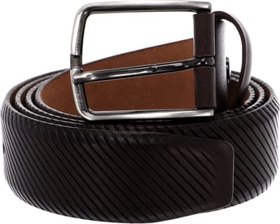 Vanzetti Leren Riem 35mm Leather Belt W115 Dark Brown Bruine
