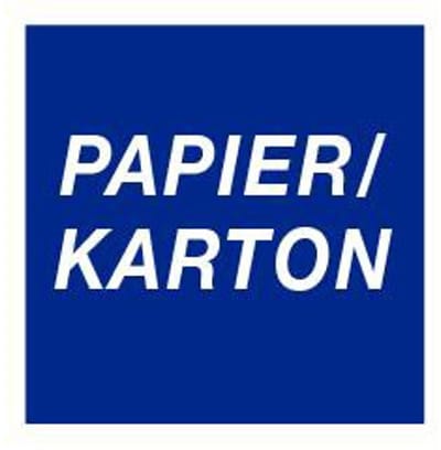 Papier/karton sticker 150 x 150 mm