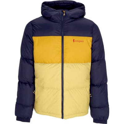 Mannen Down Hooded Jacket Maritime/Amber