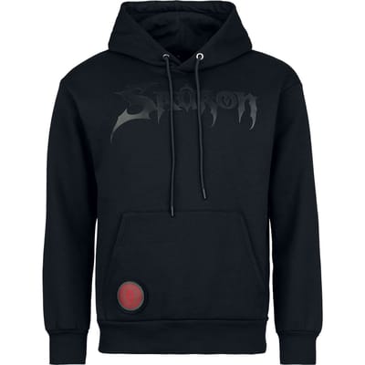 The Lord Of The Rings Trui met capuchon - Heat Logo - Sauron - Black On Black - S tot XXL - voor Mannen - zwart