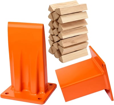 Houtsplijter - 8x12x7 cm - oranje