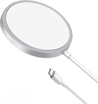 Magnetische Inductielader Geschikt voor iPhone – 15W Snelle Draadloze Inductielader Geschikt voor iPhone 17, 16, 15, 14, 13, 12 Pro Max/Air/Plus/Pro en Geschikt voor AirPods 4/3/2/Pro – Oplader Geschikt voor Samsung Galaxy
