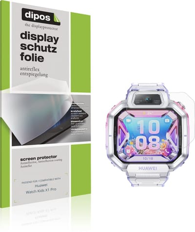 dipos – 6x Matte Beschermfolie geschikt voor Huawei Watch Kids X1 Pro | Krasbestendige & antireflecterende Screenprotector Ultra-Thin
