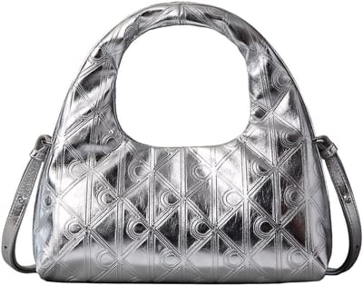 Calvin Klein Puffy Mini Bag - Schoudertas 26 cm (silver metallic)