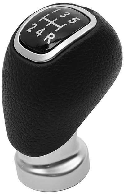Dailygoods - Autoversnellingspookknop 5 versnellingen compatibel met Hyundai I10 2007-2013 Handmatige schakelpook Handbalkop Zwarte vervangende handversnellingskop