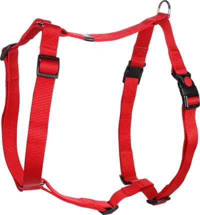 Flamingo Ziggi H-harnas - Harnas Honden - H-harnas Ziggi Rood Xl 70-110cm 25mm - 1st - 126308 - 1st