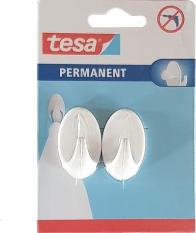 Tesa ophanghaakjes met plakstrip - Zelfklevende Ophanghaakjes