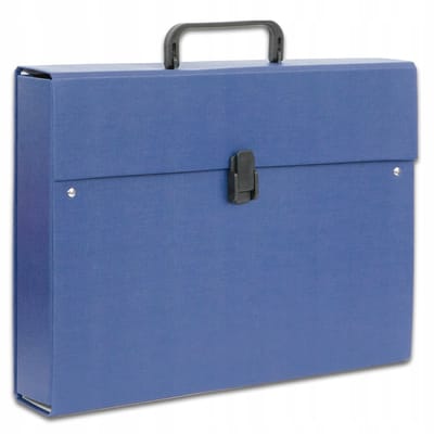Penmate Maxi Plus Lux Map A4 6,5 cm met Handvat - Marineblauw