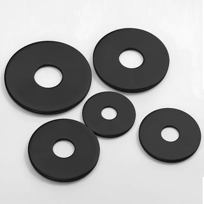 Roestvrijstalen sluitringen M5 x 20 mm dikte 1,5 mm metalen sluitringen 25 stuks roestvrij staal A2 V2A platte sluitringen zwart DIN 125 borgring voor schroeven en schroeven met schroefdraad