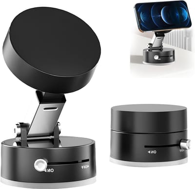 Verstelbare 360 Graden Magnetische Telefoonhouder voor Auto, Gym en Thuis - Universele Zwart Accessoire