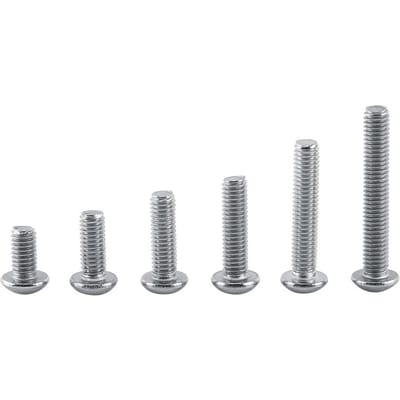 M3 A2 Roestvrij Staal Zeskant Schroeven Bout en Zeskant Moeren Assortiment(Knop hoofd)