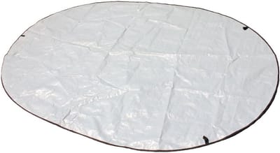 Tent Bodemzeil - Ondergrond Bescherming - Strand Tent Gebruik - Extreem Scheurvast Materiaal - 245 x 145 cm - Zwart