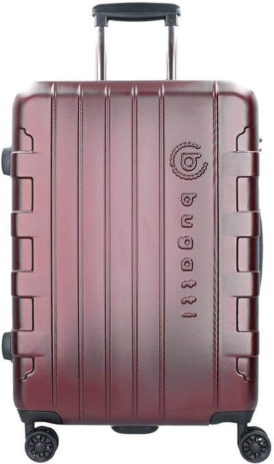 bugatti Galatea Hard-Top Case Trolley Red Rood 66cm
