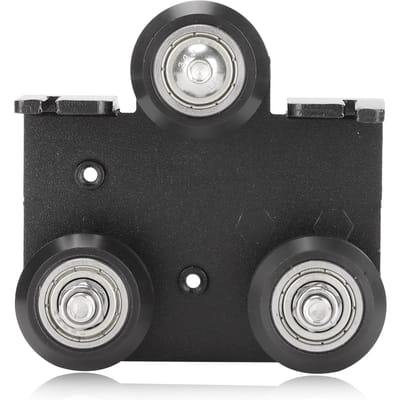 3D Extruder Achtersteunplaat V-Sleuf Aluminium Profiel Frame Zwarte Extruder Steun Achterplaat voor Ender 3 voor Ender 3s black