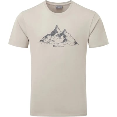Montane Dual Mountain T-shirt Met Korte Mouwen Grijs L Man