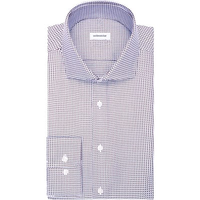 Seidensticker Spread Kent Business Hemd - Bordeaux Rood - Slim Fit - Non Iron - 01.845274-49 - Maat 43