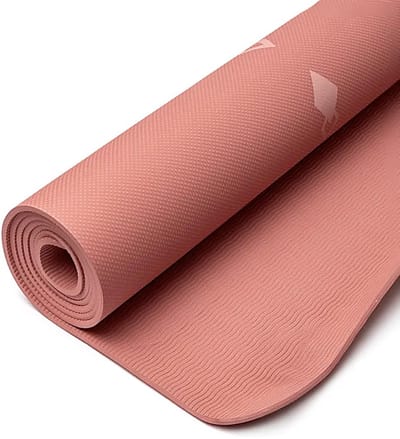 Yogi & Yogini Premium TPE yogamat Levensboom mauve – 61 cm x 183 cm x 0,5 cm