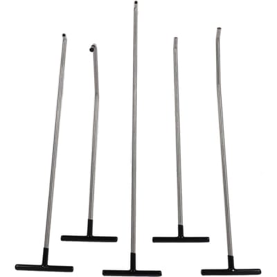 Kit de Débosselage à Tiges Acier Inoxydable Outils de Réparation de Carrosserie Automobile Sans Peinture pour Dommages de Grêle Portière