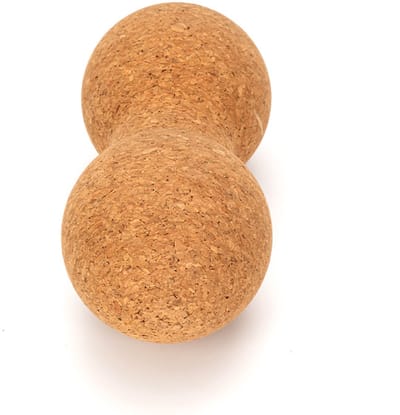 Yoga Cork Peanut Lacrosse Ball - Premium 100% Natuurlijk - Triggerpoint Roller Diepe Weefsel - Mobiliteitshulpmiddel Ontspan Myofasciale Release Ontspan Spieren - Milieuvriendelijk