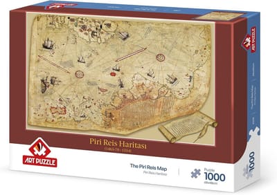 Puzzel 1000 Stukjes Rijstkaart Piri - Uitdagend Legpuzzel voor Volwassenen