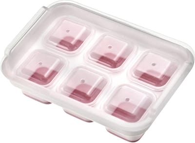 Ijsblokjesmaker Cube - grote ijsblokjes - 6 stuks - kunststof - BPA-vrij