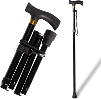 Wandelstokken - Verstelbaar en opvouwbaar - 85-95 cm - Wandelstokken - Verstelbare wandelstokken - Wandelstokken voor senioren - Ergonomische handgreep - Antislip - Stevig en duurzaam
