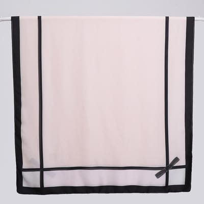 Foulard en soie 180 * 90 avec finition brillante, Simple, Tendance, Respirant, Foulard polyvalent, Protection solaire 180*90CM white