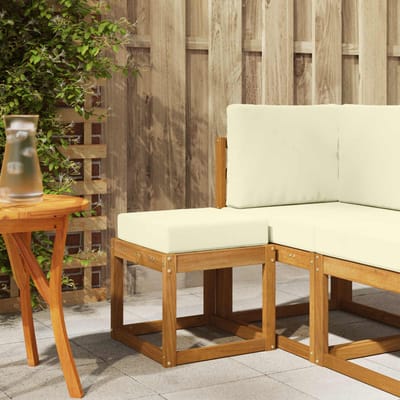 vidaXL - Buitenstoel - Bank - Massief - Acacia - Hout - Naturel