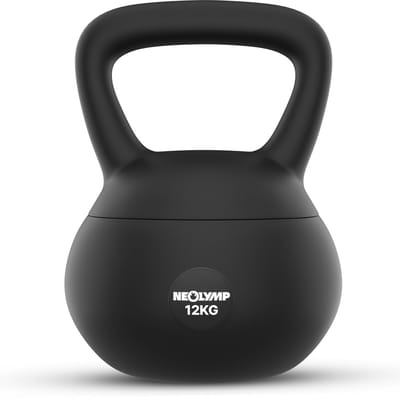 NEOLYMP 12 kg Soft Kettlebell voor gevorderden – Antislip grip voor training