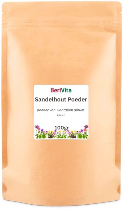 Sandelhout Poeder 100gr - Puur Sandalwood Powder