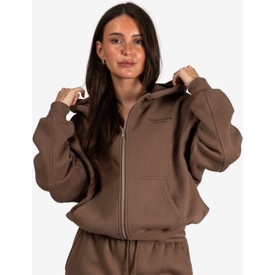 XXL Sportswear Athleisure Jacket - Mocca Bruin XS